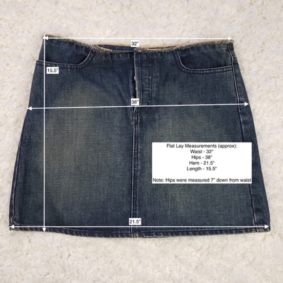 J. Crew Dark Wash Denim Skirt, Sz 8 - Picture 6 of 6